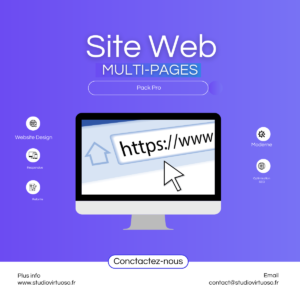 Site vitrine Multi-Pages - Pack Pro