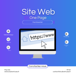Site One Page - Pack Essentiel
