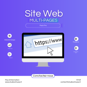 Site vitrine Multi-Pages - Pack Pro