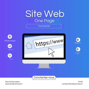 Site One Page - Pack Essentiel